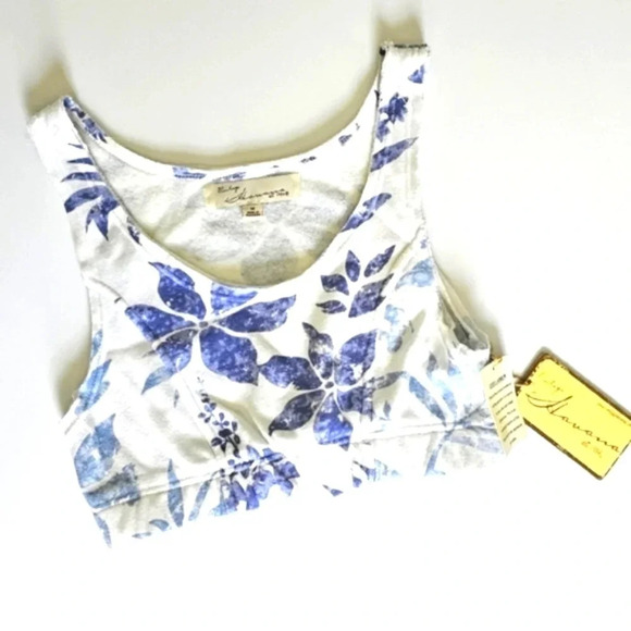 Havana Floral Crop Top Bralette - Picture 1 of 5
